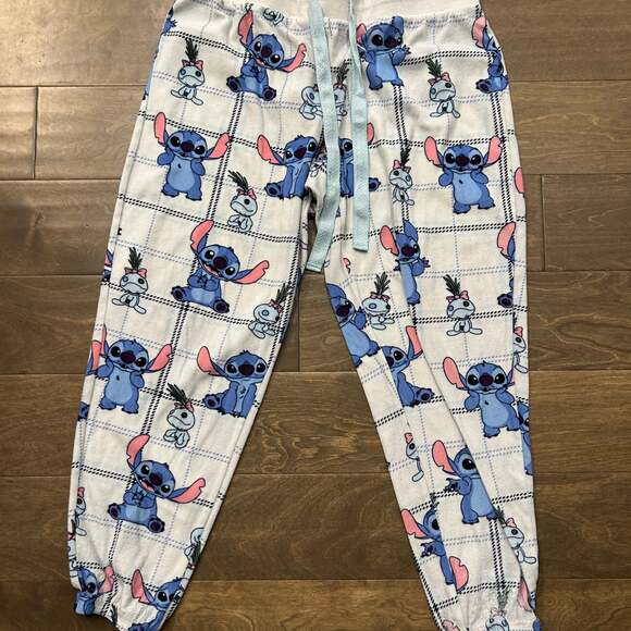 Disney Lilo and Stitch Pajama Pants Junior Size L - Picture 1 of 4